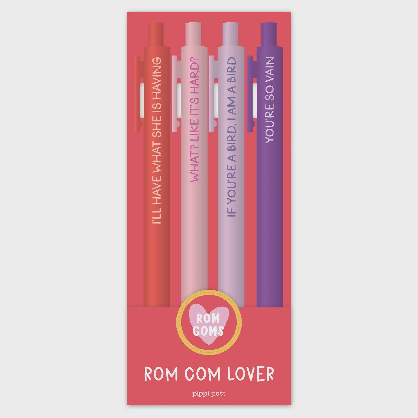 Rom Com Lover Pen Set