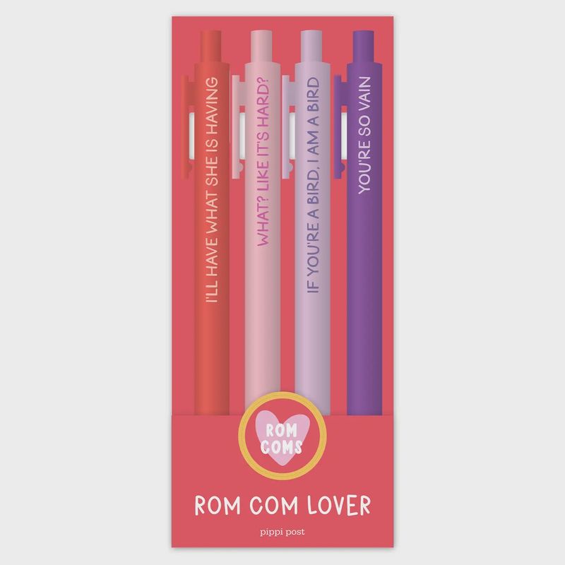 Rom Com Lover Pen Set