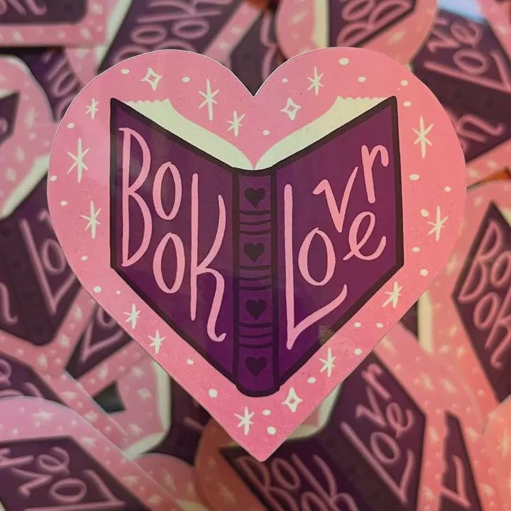 Book Lover (Vinyl Sticker)