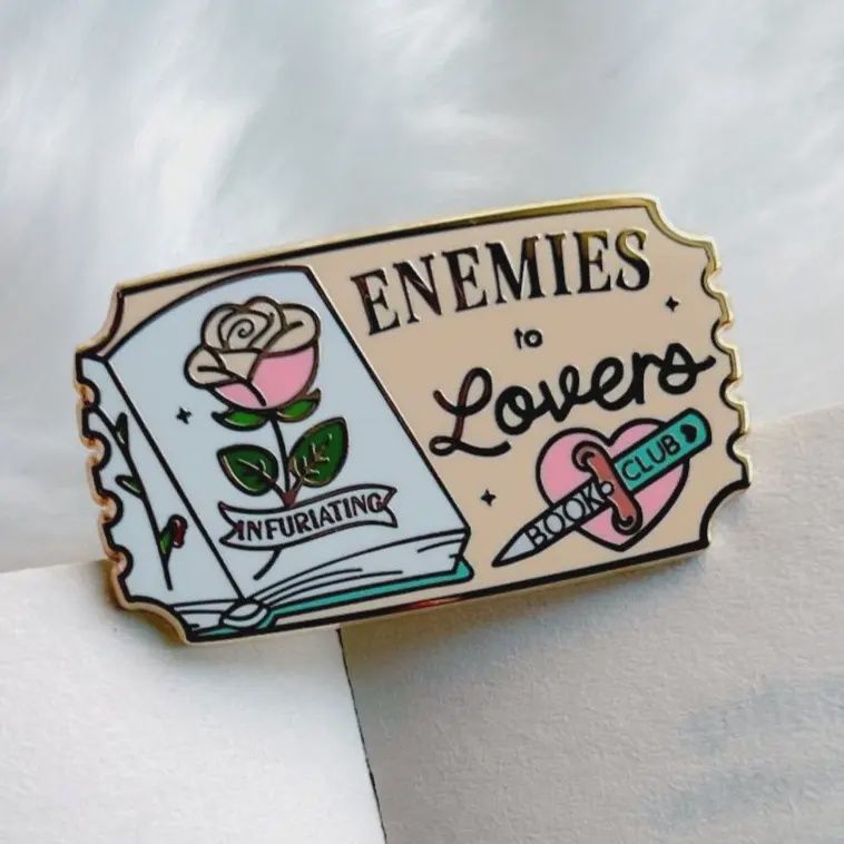 Enemies to Lovers Book Club (Enamel Pin)