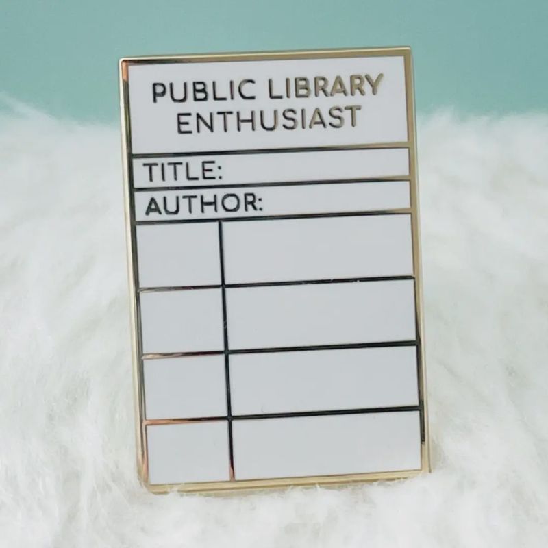 Library Enthusiast (Enamel Pin)