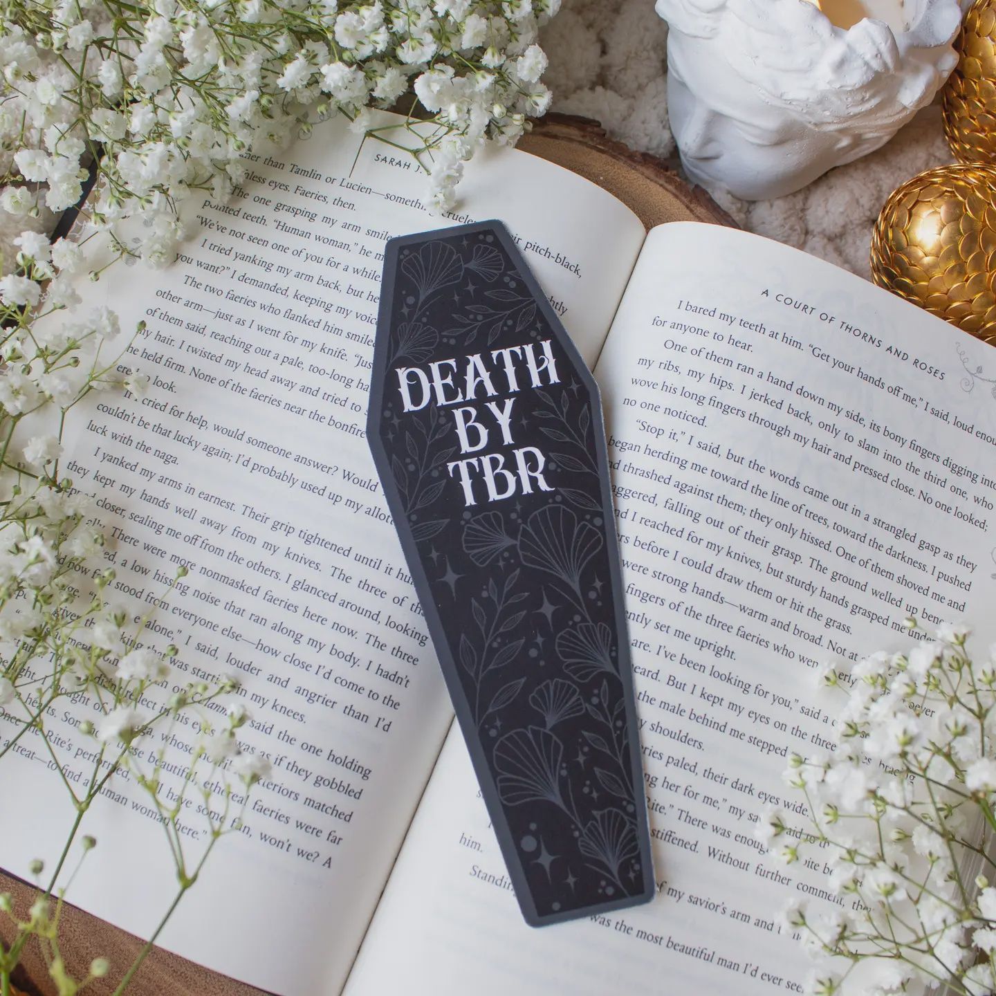 Death by TBR Bookmark