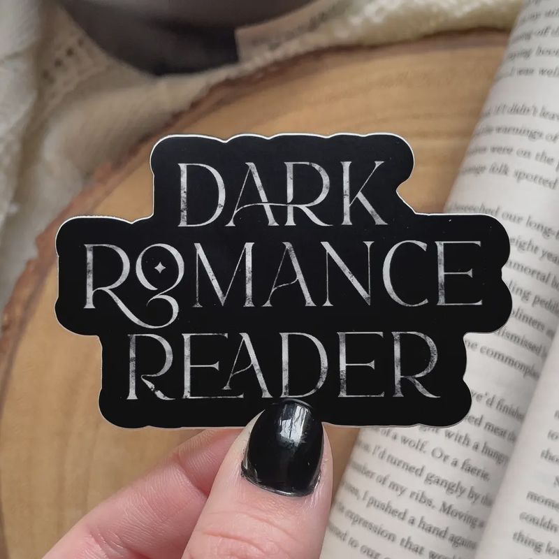 Dark Romance Reader (Vinyl Sticker)