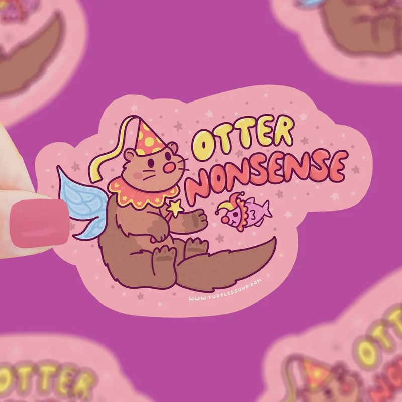 Otter Nonsense (Vinyl Sticker)