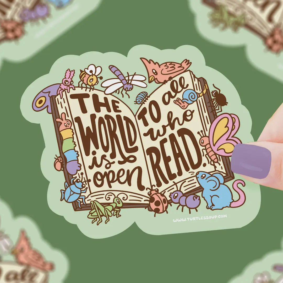 The World Is Open (Vinyl Sticker)