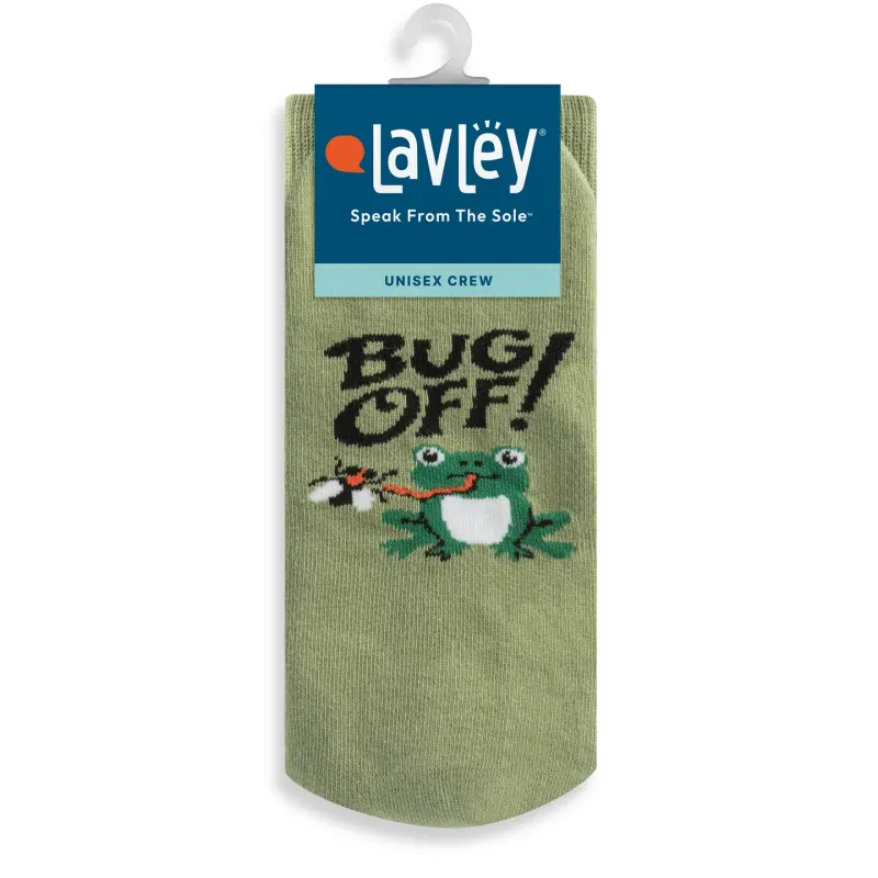 Bug Off! (Unisex Crew Socks)