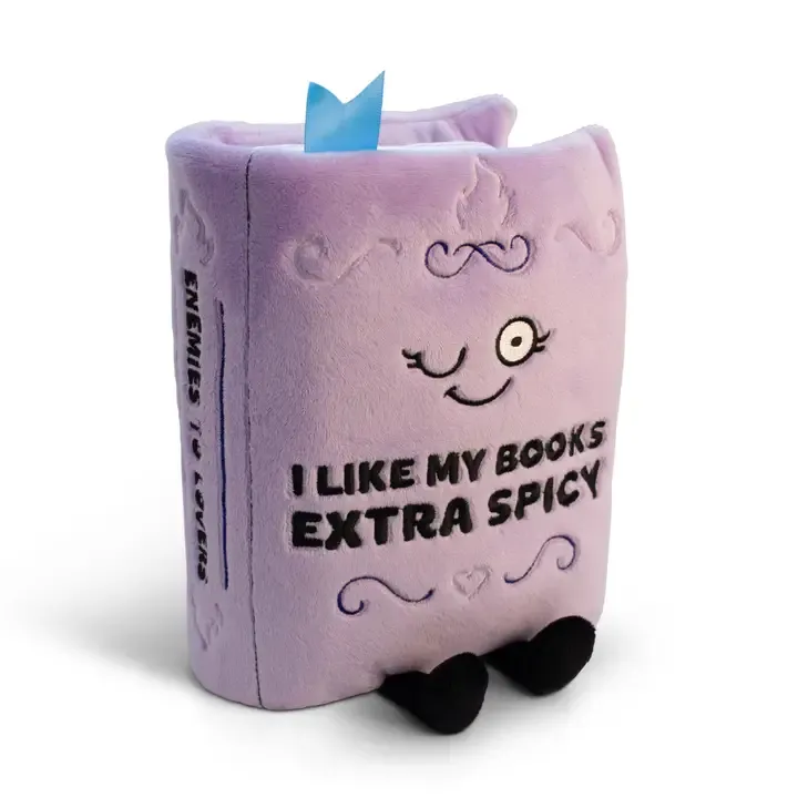 "I Like My Books Extra Spicy" Plush