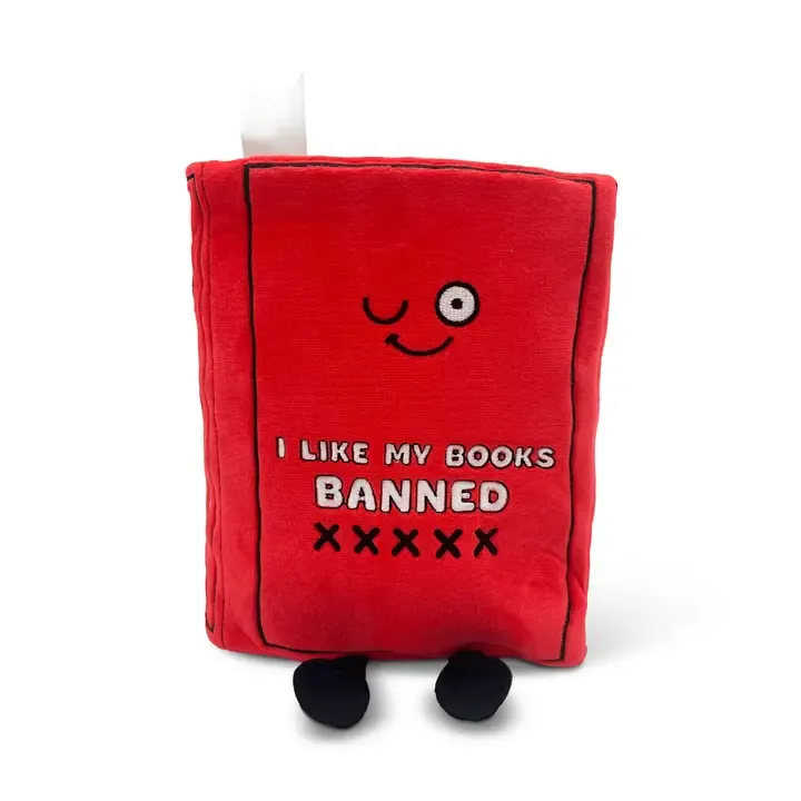 "I Like My Books Banned" Book Plush