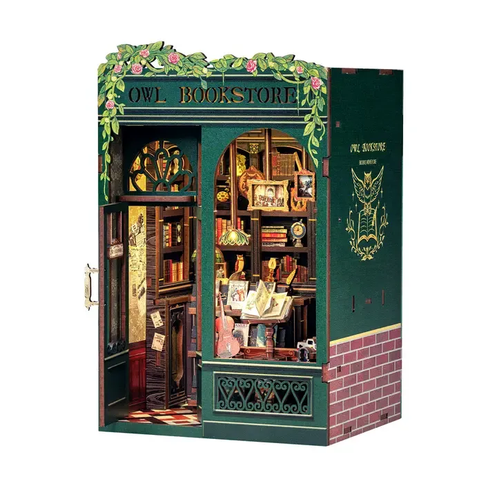 Diy Book Nook Kit: Owl Bookstore