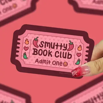 Smutty Book Club (Vinyl Sticker)