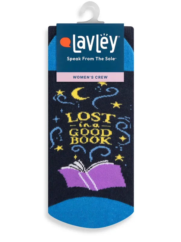 Lost In A Good Book (Women Crew Socks)