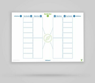 Vi-Board: OKR #2 Objectives Key Results Initiatives Board - Whiteboard Poster - DIN A0 Vi-Board: OKR #2 Objectives Key Results Initiatives Board - Whiteboard Poster - DIN A0