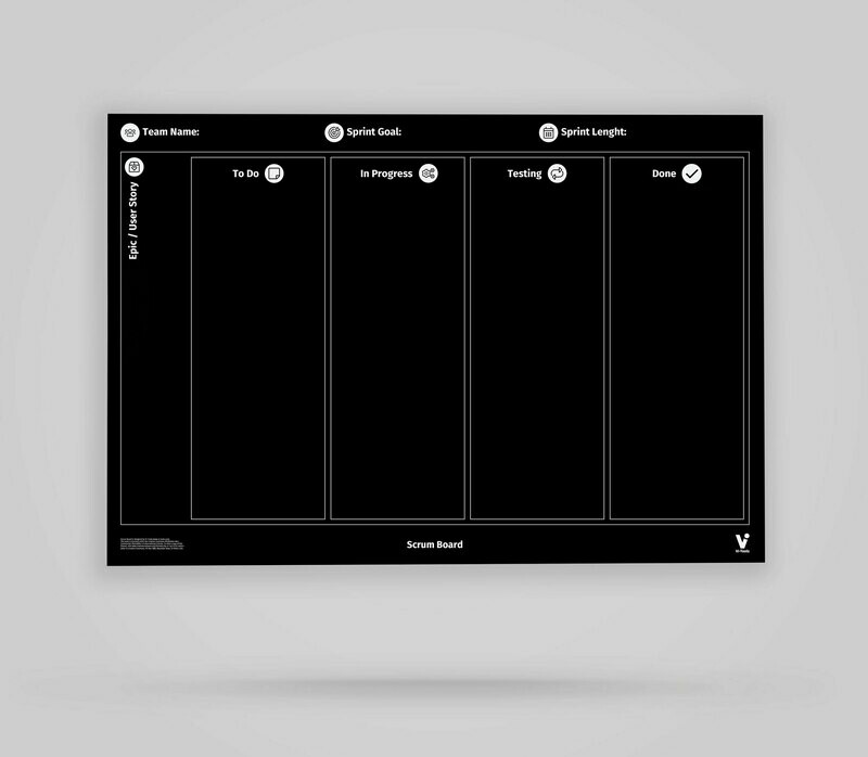 Vi-Board: Scrum Epic/User Story Board - Blackboard Poster - DIN A0 Vi-Board: Scrum Epic/User Story Board - Blackboard Poster - DIN A0