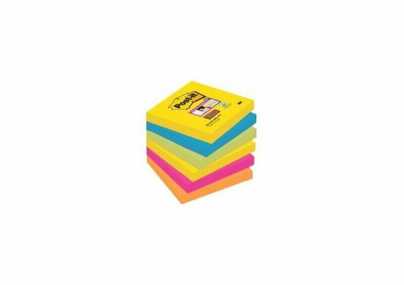 Post-it® Super Sticky Notes 7,6 x 7,6 cm Post-it® Super Sticky Notes 7,6 x 7,6 cm