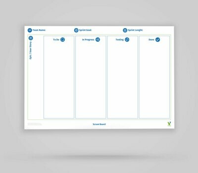 Vi-Board: Scrum Epic/User Story Board - Whiteboard Poster - DIN A0 Vi-Board: Scrum Epic/User Story Board - Whiteboard Poster - DIN A0
