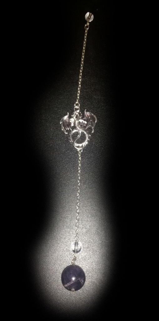 Amethyst Dragon Pendulum Sphere