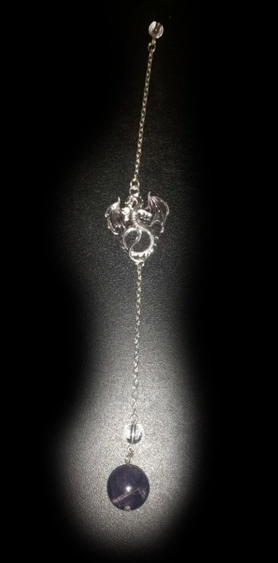 Amethyst Dragon Pendulum Sphere