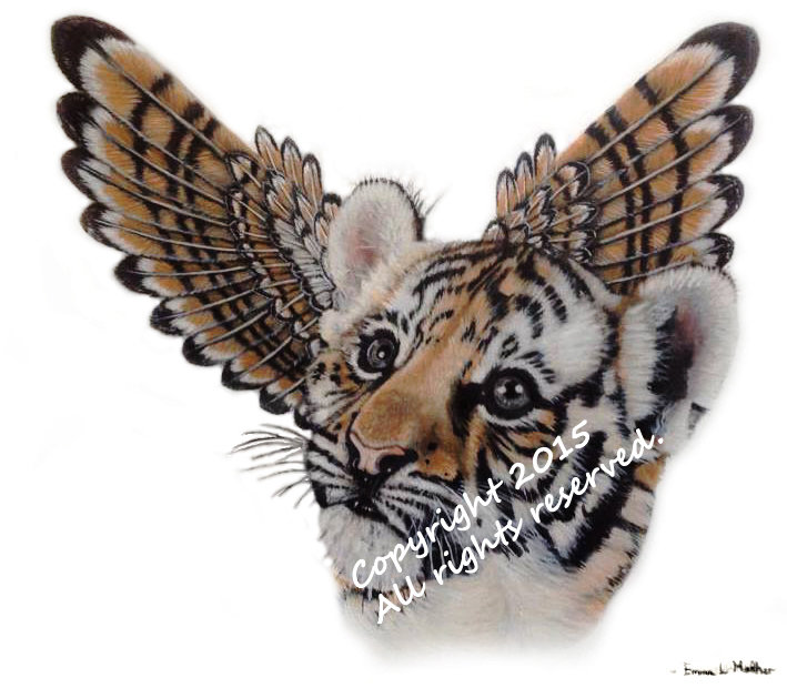 A1 Poster Mira The Tiger Cherub
