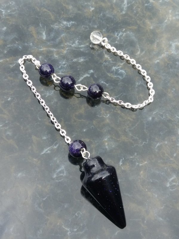 Blue Goldstone Divinity Pendulum Divinity Pendulum