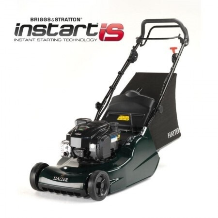 Hayter Harrier 48 Push Button Start 19 Self Propelled Rear Roller Lawnmower