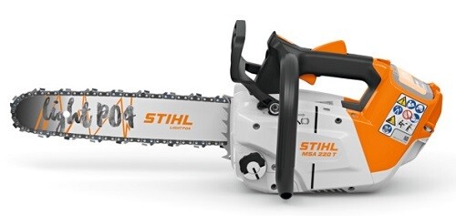 One handed chainsaw outlet