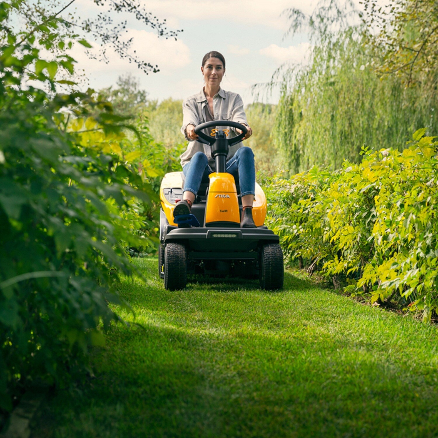 Stiga battery mower sale