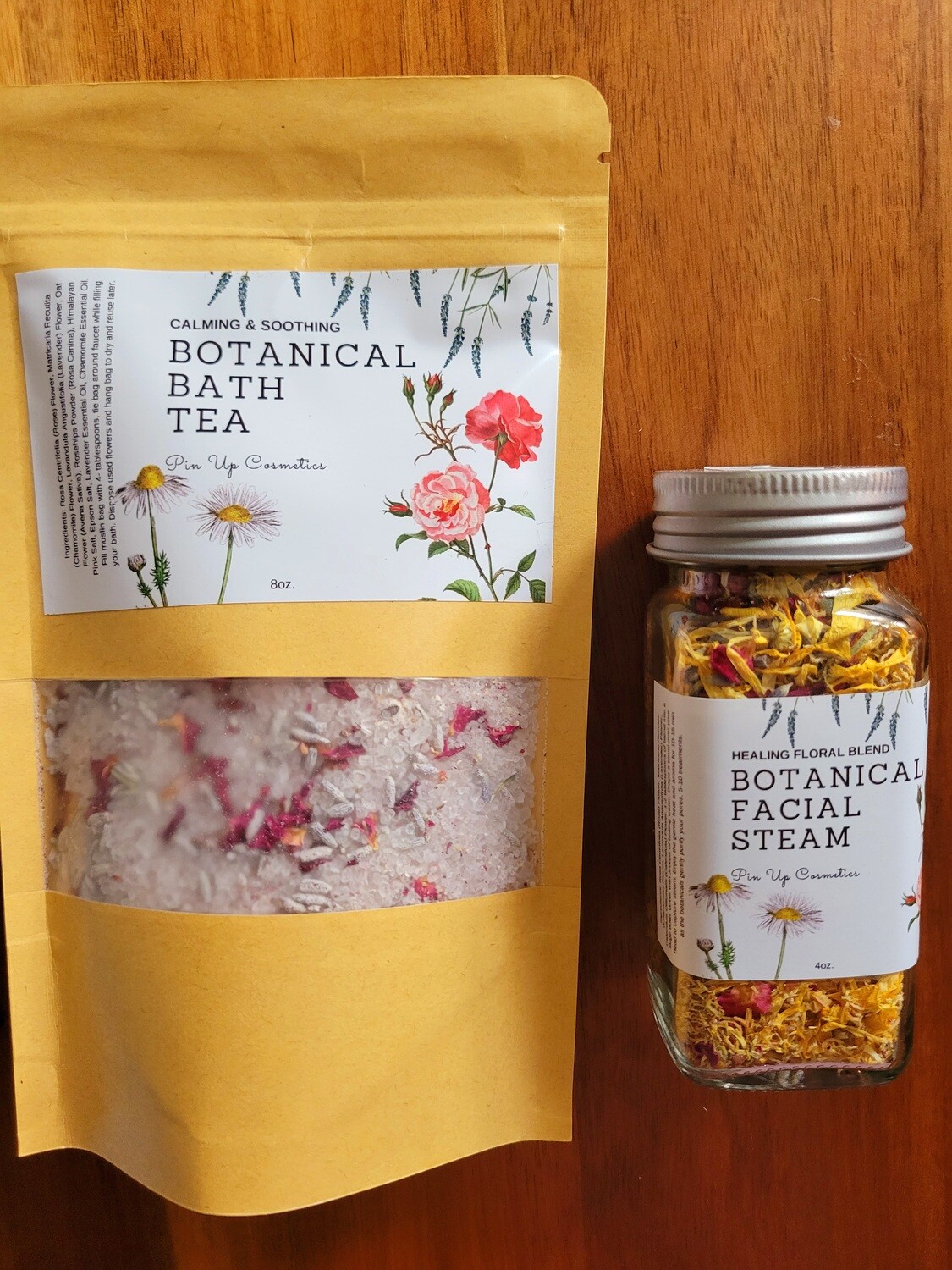 Healing Facial Steam &amp; Bath Teas Botanicals