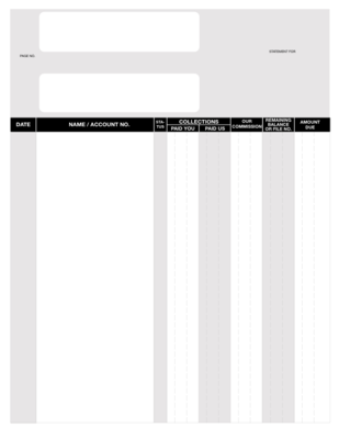 Statement Forms for CDS & CSS