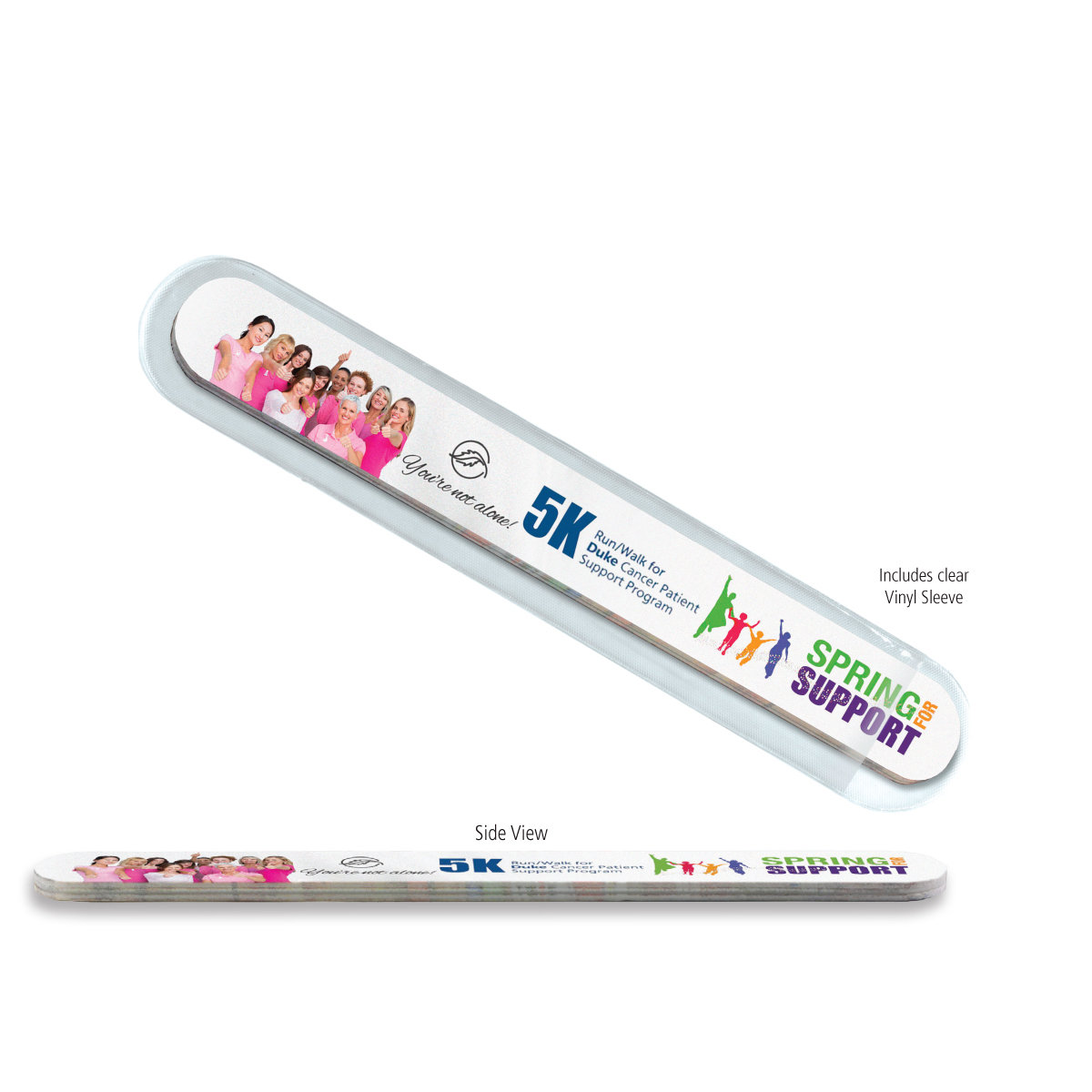 Multi-Color Thick Foam Nail File. Full color. Can be a business card. $0.79 each