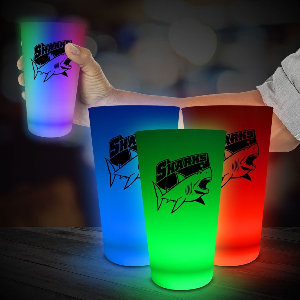 Neon LED Pint Glass. As low as $3.23 each