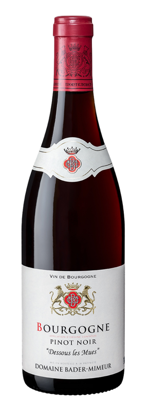 Bader-Mimeur, Bourgogne AC Pinot Noir, Dessous Mues - 2021 - 0,75L