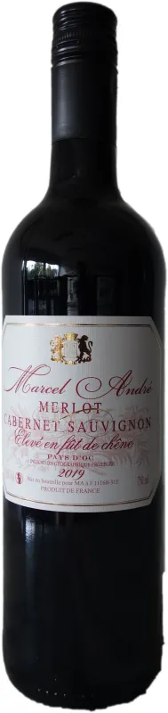 "Marcel André", Pays d'Oc Languedoc, Merlot/Cabernet - 0,75L