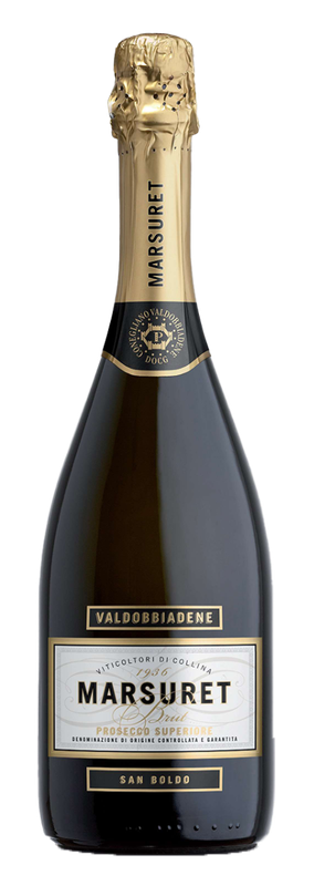 Marsuret, Prosecco Superiore di Valdobbiadene DOCG Brut San Boldo - 0,75L