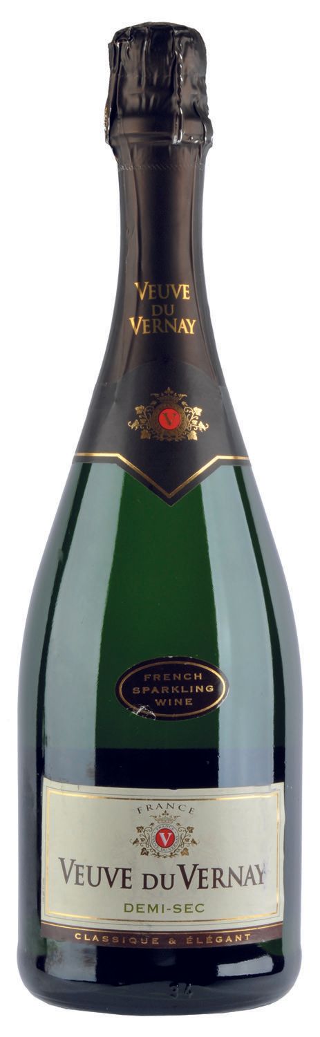 Veuve Du Vernay, Vin Mousseux Demi-Sec - 0,75L Veuve Du Vernay, Vin Mousseux Demi-Sec - 0,75L