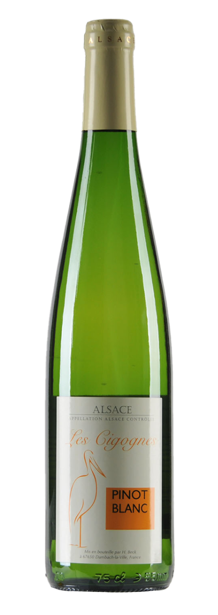 Domaine Hubert Beck, Alsace AC Pinot Blanc Cigognes - 2023 - 0,75L Domaine Hubert Beck, Alsace AC Pinot Blanc Cigognes - 2023 - 0,75L
