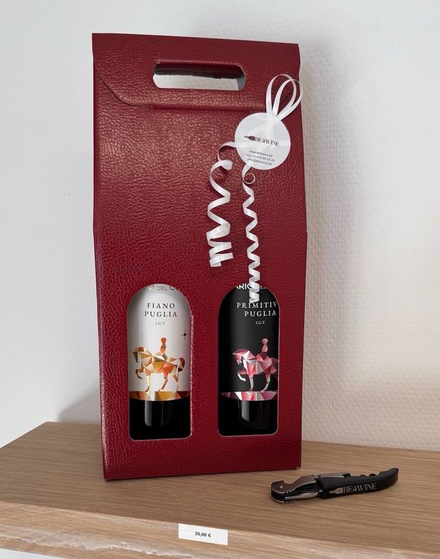 Mario Del Conte - Puglia Primitivo and Fiano + gratis flesopener