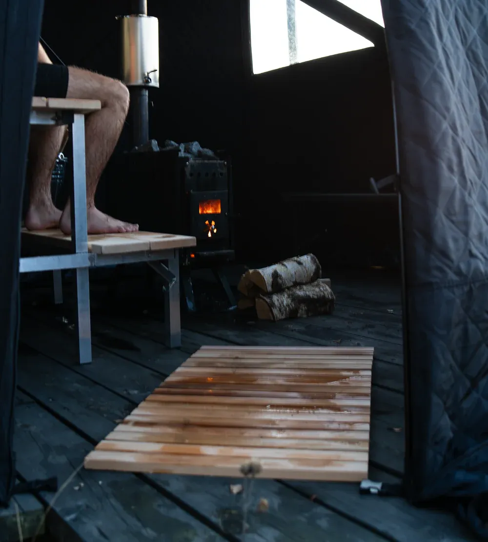 Cederen houten vloer