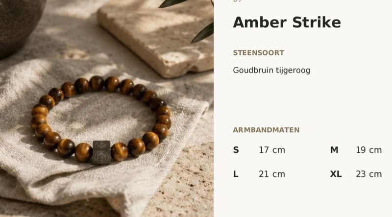Amber Strike Armband