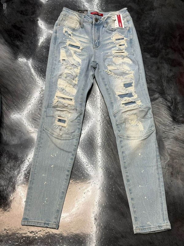 light rip women&#39;s jeans 