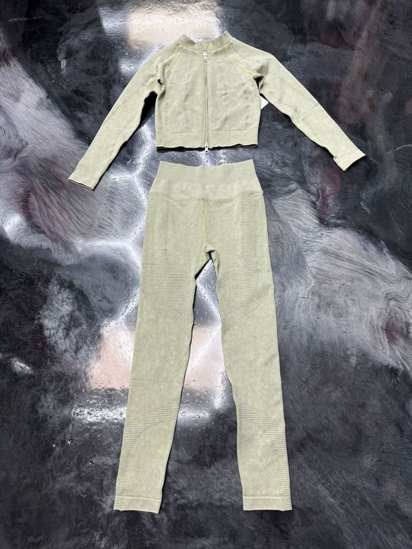 light sage track suit