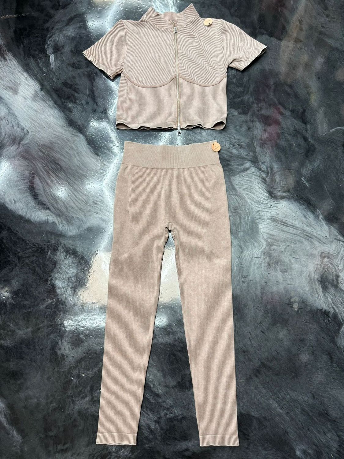 beige tracksuit
