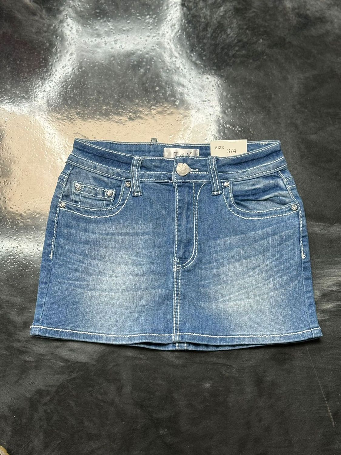 light wash gold pocket
