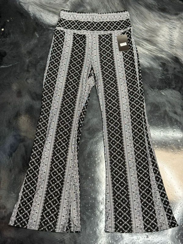 Hipster Print Bellbottom