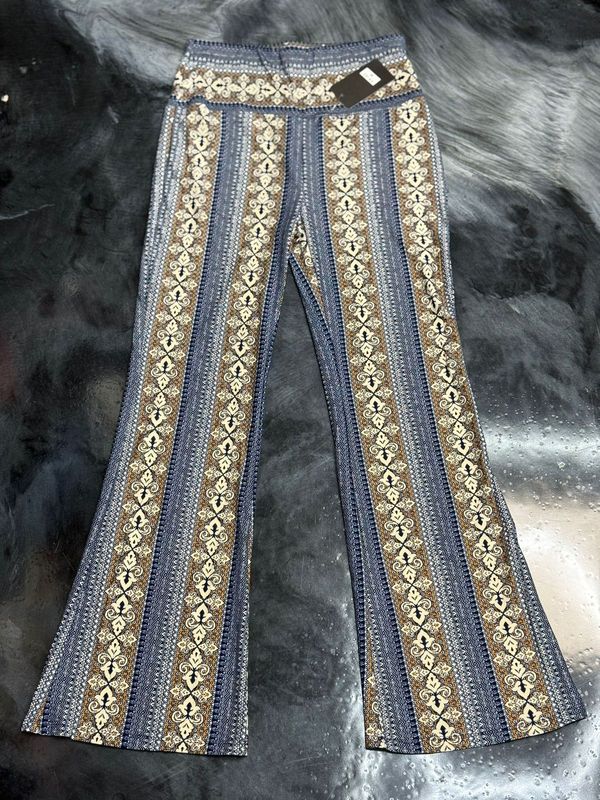 Hipster Print Bellbottom