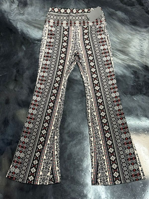 Hipster Print Bellbottom