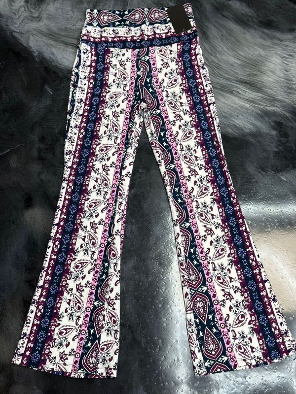 Hipster Print Bellbottom