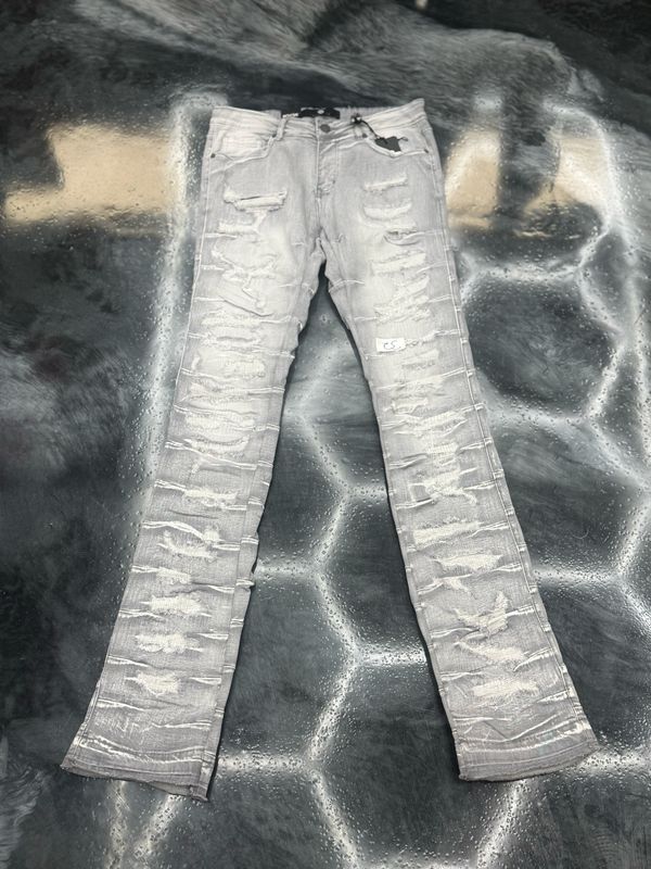 Focus Mens Stacked Jeans
