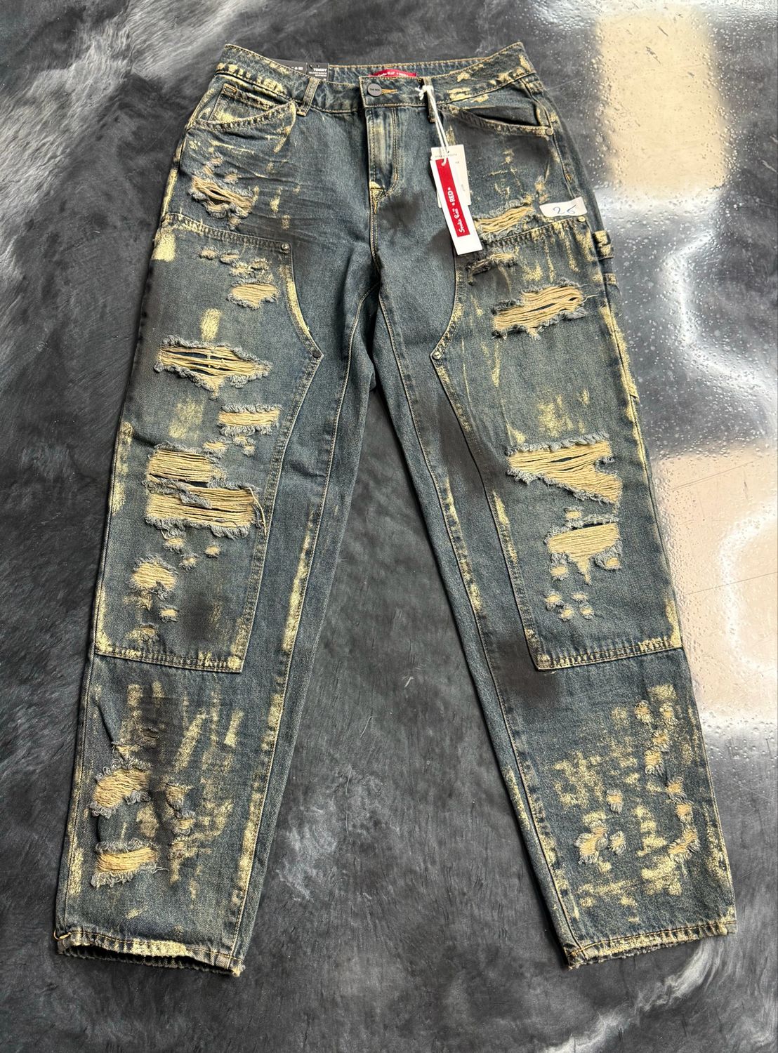 Women Jeans- Dark Ripped