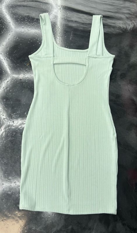 Ribbed Cut Out Dress