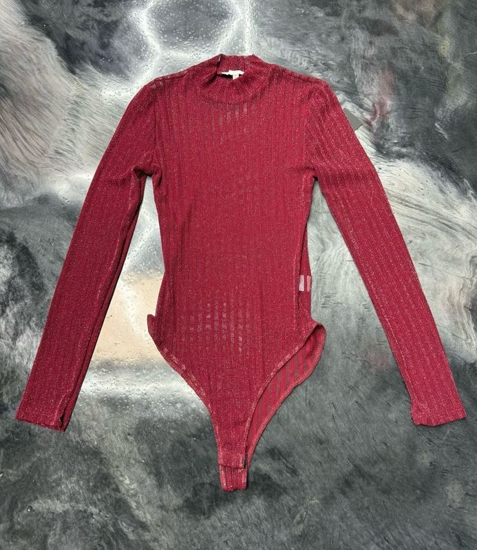 Shimmer Long Sleeve Bodysuit